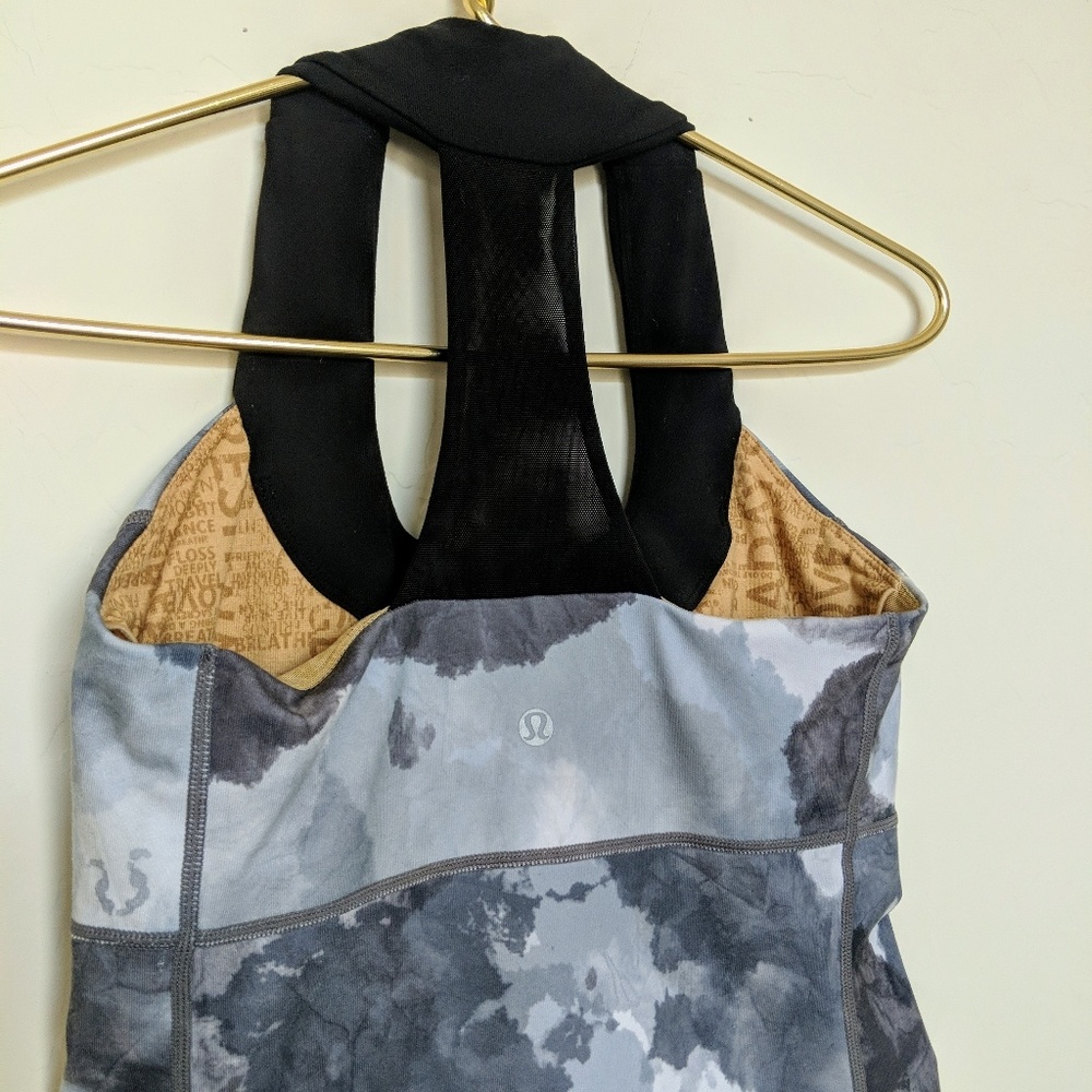 Lululemon Tinted Canvas 6 watercolor logo tank top - Picture 7 of 7